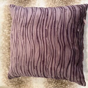 Lavender Textured Accent Pillow